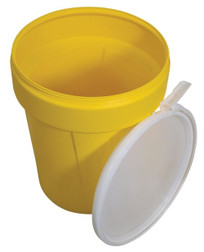 Justrite 1651 40 gal High Density Polyethylene Barrel Drum - Each