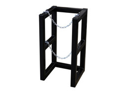 Justrite 35080 Floor Mount Gas Cylinder Barricade Rack - Each