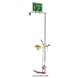 Justrite SD18GS75G 1-1/4 in Female 20 gpm Self-Draining Hughes Combination Shower - Each