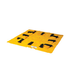 Justrite T8401 Yellow PVC Coated Fabric Talon Spill Containment Berm - Each