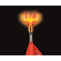 Justrite FS7020-A Traditional 12 Volt General Purpose Lighted Whip Lamp Replacement Lens - Each