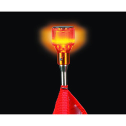 Justrite FS7020KIT-A Traditional 12 Volt General Purpose Lighted Whip Lens Light Kit - Each