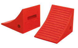 Justrite UC1600 40000 lb Orange Polyurethane General-Purpose Utility Wheel Chock