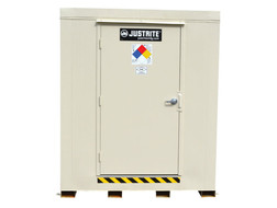 Justrite 913020 Bone Steel 4-Hour Fire-Rated Outdoor Safety Locker - Each