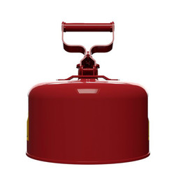 Justrite 7110100 Steel Self-Closing Lid Type I Safety Can - Each