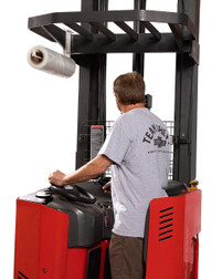 Rack'Em Stretch Wrap Rack for Fork Lift, Horizontal Mount (5913)