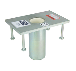 3M DBI-SALA 8512828 Fixed Davit Flush Floor Mount Sleeve, Stainless Steel