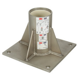 3M DBI-SALA Confined Space Floor Mount Base Stainless Steel (8000096)
