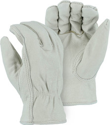 Majestic Glove 1511P Tough Grain Pigskin Leather Gunn Cut Winter Lined Driver's Gloves, Multiple Sizes Available