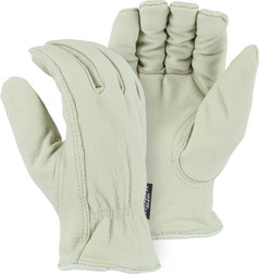 Majestic Glove 1511PT Pigskin Gunn Cut Winter Lined Driver's Gloves, Multiple Sizes Available
