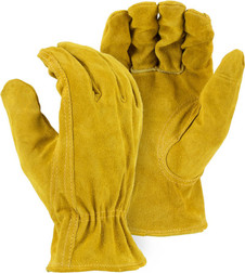 Majestic Glove 1512B Split Cowhide Leather Driver's Gloves, Multiple Sizes Available