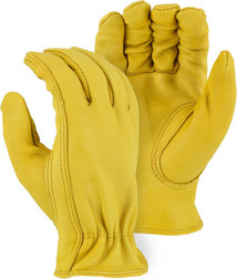 Majestic Glove 1541 Grain Deerskin Leather Driver's Gloves, Multiple Sizes Available