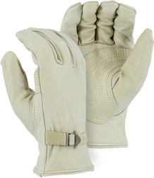 Majestic Glove 1550 Kevlar Sewn Heavy Duty Driver's Gloves with Metal Buckle, Multiple Sizes Available