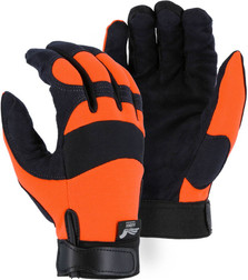 Majestic Glove 2137HO Armor Skin Synthetic Leather Mechanics Gloves, Multiple Sizes Available