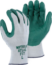 Majestic Glove Atlas 3230 Cotton/Polyester Medium Weight Palm Dipped Gloves, Multiple Sizes Available