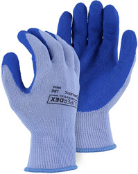 Majestic Glove M-Safe 3385A Cotton/Polyester Grip Latex Palm Gloves, Multiple Sizes Available