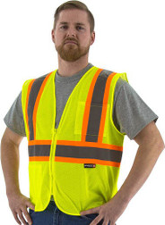 Majestic Glove 75-3217 100% Mesh Polyester Safety Mesh Vest, Multiple Sizes Available