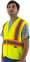 Majestic Glove 75-3219 100% Mesh Polyester Breakaway Safety Mesh Vest, Multiple Sizes Available