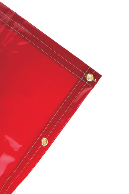 SureWerx Jackson Safety® Wilson® PVC Orange Transparent Welding Curtain, Multiple Length Values Available