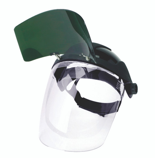 SureWerx Sellstrom® DP4 Series Face Shield, Multiple Flip Visors Available