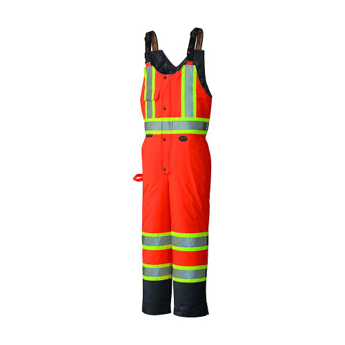 SureWerx Pioneer® 300D Oxford Polyester 100% Waterproof Quilted Windproof Safety Bib Pant, Multiple Sizes and Colors Available