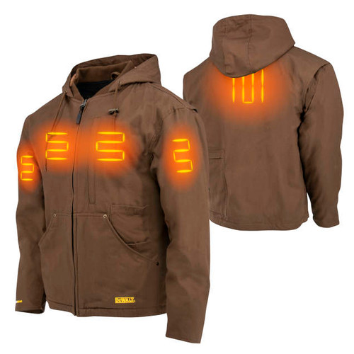 Radians DEWALT® DCHJ076ATB Heated Heavy Duty Work Coat, Multiple Sizes Available