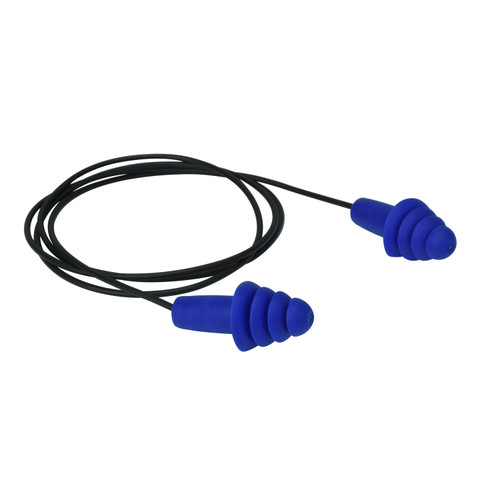 Radians Resistor® FP43-FMD Reusable Corded Flanged Earplugs