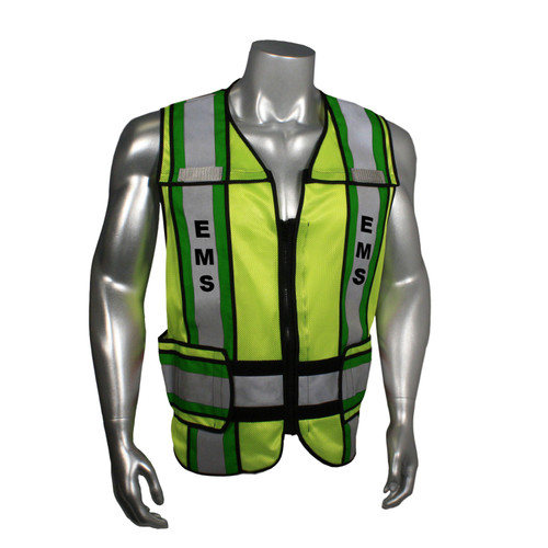 Radians Radwear® USA LHV-207-4C-EMS EMS Safety Vest, Multiple Sizes Available