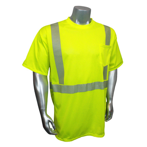 Radians Radwear® USA Original Breezelight II LHV-XTS-AR-P Short Sleeve Safety T-Shirt, Multiple Sizes Available