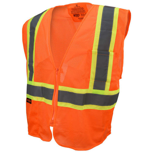 Radians SV225-2ZOM Self Extinguishing Mesh Safety Vest, Multiple Sizes Available