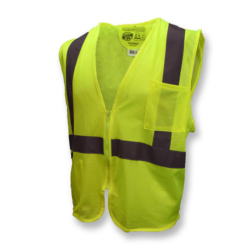 Radians SV25-2ZGM Economy Self Extinguishing Mesh Safety Vest, Multiple Sizes Available