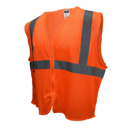 Radians Radwear USA SVE1-2ZOM Economy Mesh Safety Vest