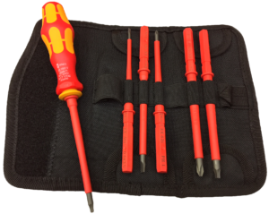 Arc Rated Safety TOL3473 Interchangeable Screwdriver Set with Square Drive Insulated Tool Kit - Sold by Kit