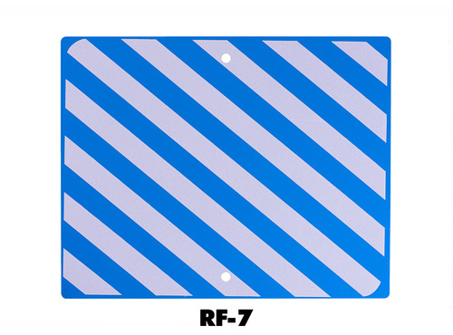 Nolan Signal Flag Diagonal Lines Retro-Refectlive, Blue: RF-7