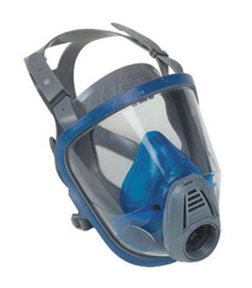 MSA 10031342 Advantage® 3100 Full Face Single Port Facepiece Respirator, Multiple Size Values Available - Each