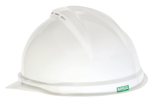 MSA 10034018 V-Gard® 500 Front Brim Hard Hat, Multiple Color Values Available - Each