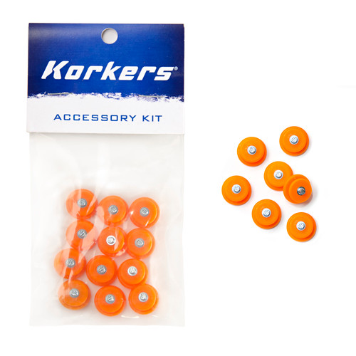 Korkers Press-In Steel Spike Kit, 12 Pack