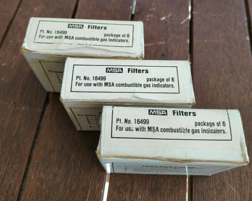 MSA 16499 Cotton Filter - 6/Pack