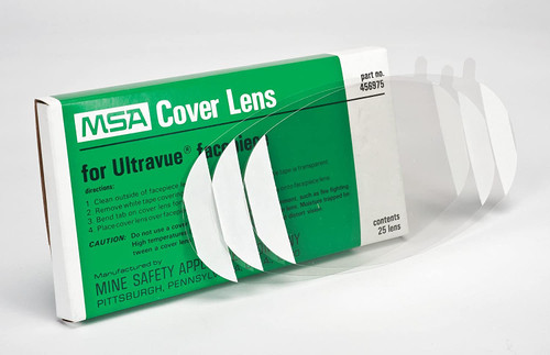 MSA 456975 Ultra-Twin/Ultravue Cover Len - 25/Box