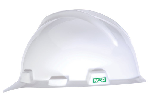 MSA 466354 V-Gard® Slotted Cap Hard Hat, Multiple Color Values Available - Each