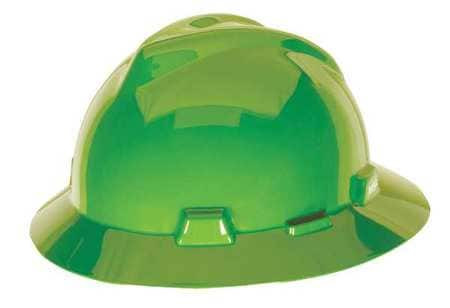 MSA 815562 V-Gard® Full Brim Slotted Hard Hat - Each