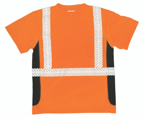 Kishigo Premium Black Series 9115 1 Pocket Safety T-Shirt, Multiple Sizes Available