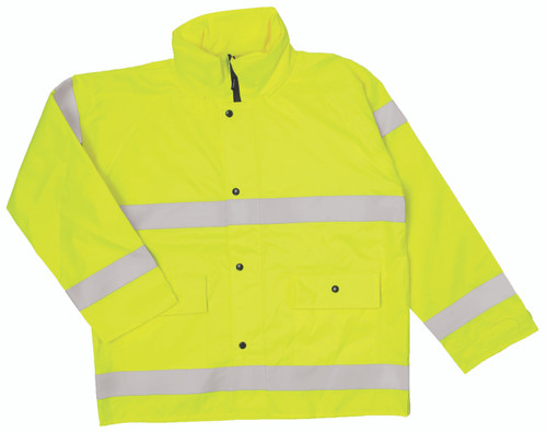 Kishigo 9665J 2 Pockets Storm Stopper Rainwear Jacket, Multiple Sizes Available