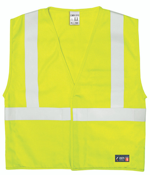 Kishigo F442 3 Pockets FR 8.9 Cal Arc Rated Solid Vest