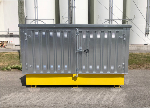 Ultratech 1186 Steel Model Hard Top Ultra-Twin IBC Spill Pallet