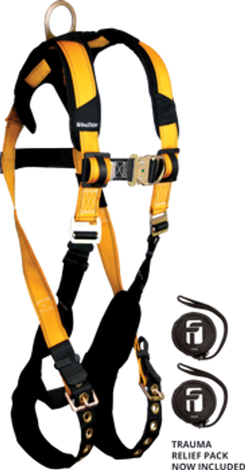 Falltech 7021FD Journeyman Flex Steel 2D Climbing Non-belted Full Body Harness