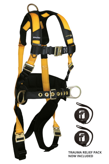 Falltech 7035QC Journeyman Flex 3D Construction Belted Full Body Harness