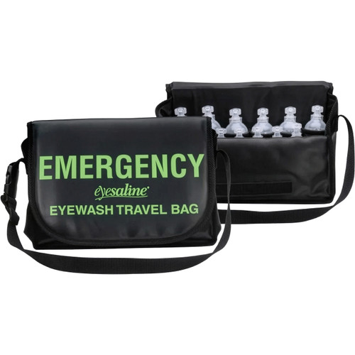 Honeywell PPE 32-000440-0000 Sterile Saline Series Personal Eyewash Travel Bag