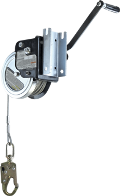 Falltech Personnel Winch with Galvanized Steel Cable