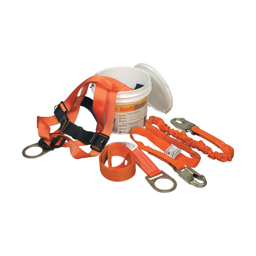 Honeywell Miller TFPK-5/U/6FTAK Titan II ReadyWorker Series Fall Protection Kit with Pass-Through Anchor - Sold By Each